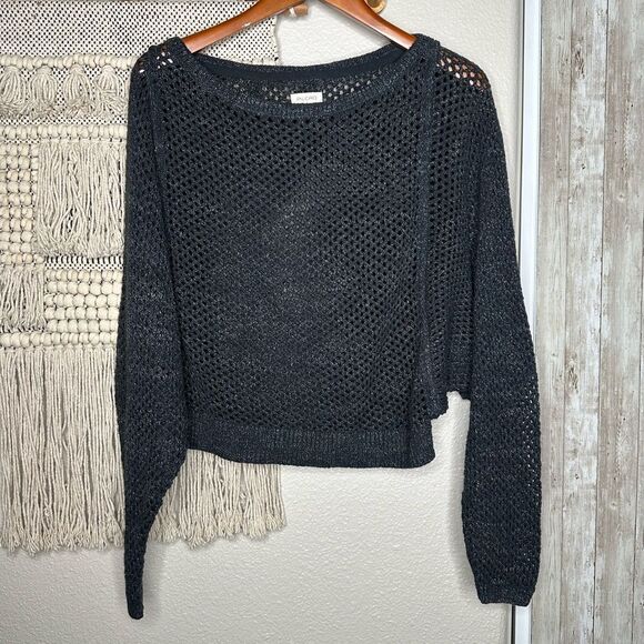 Anthropologie Pilcro Open-Stitch Crew-Neck Sweater (XS) - Picture 2 of 8